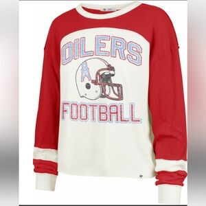 '47Women's Tennessee Titans Curve Toni Long Sleeve T-Shirt